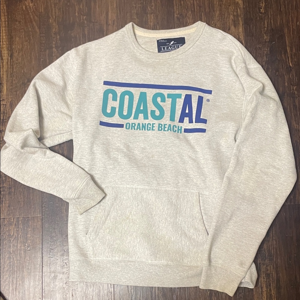 Coastal Orange Beach Crewneck